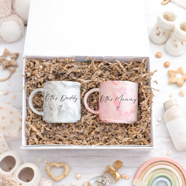 Personalised Marble New Mum Mug