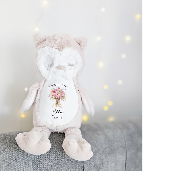 Personalised Flower Girl Bouquet Bunny