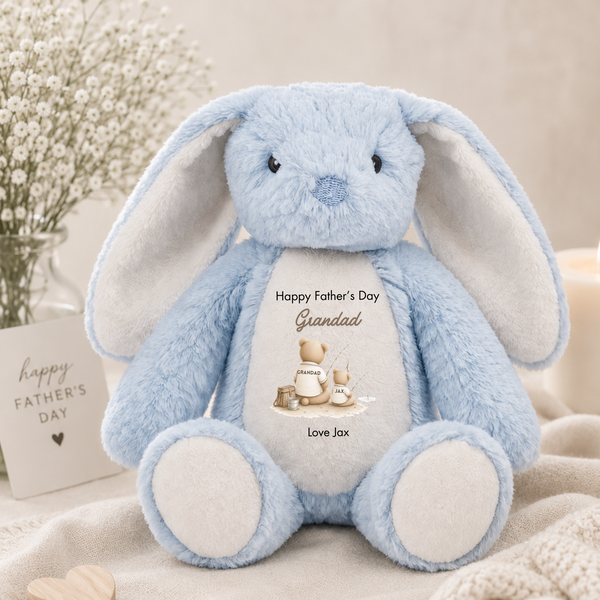 Personalised Hobby Fathers Day Teddy - Golf, Football, Fishing