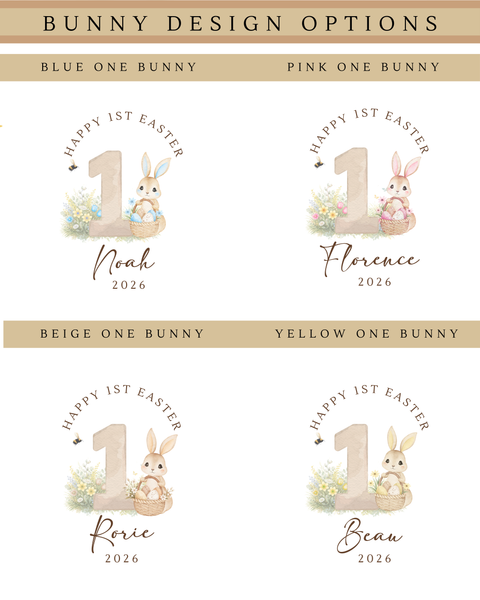 Personalised First Easter Bunny For Babies