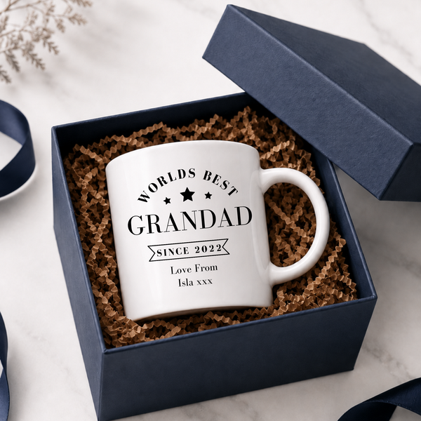 Personalised Worlds Best Grandad Mug | Father's Day Gift UK