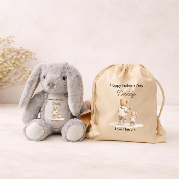 Personalised Hobby Fathers Day Teddy - Golf, Football, Fishing