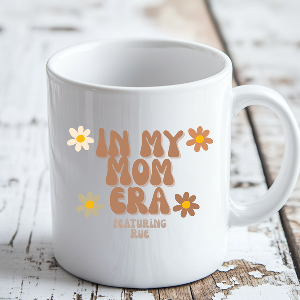 In My Mum Era Mug – Cute Christmas Gift for Mum, Mama or Mummy | Aesthetic Coffee Cup for New Mums