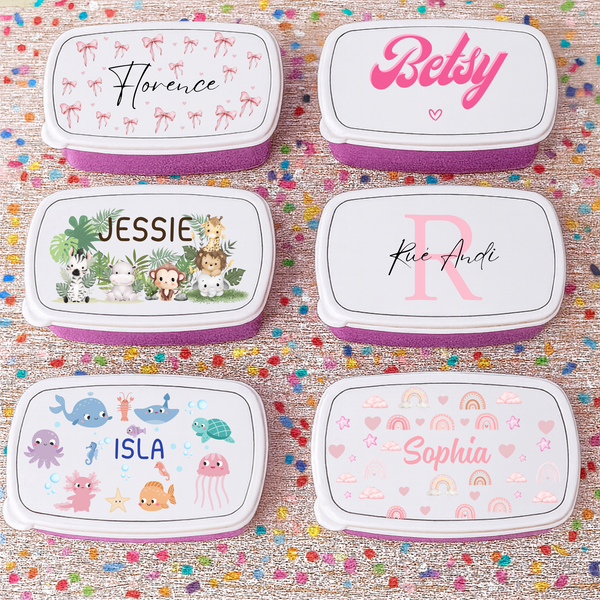 Personalised Snack Box For Girls