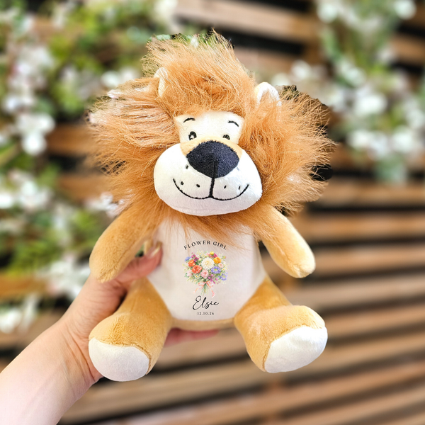 Personalised Flower Girl Bouquet Bunny