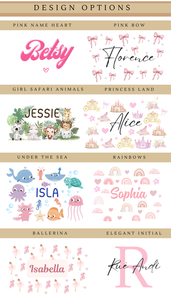 Personalised Snack Box For Girls