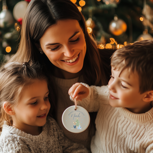 Personalised First Christmas Bauble