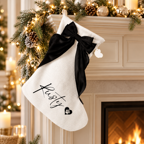 Personalised Pet Christmas Stocking or Sack for Dogs & Cats