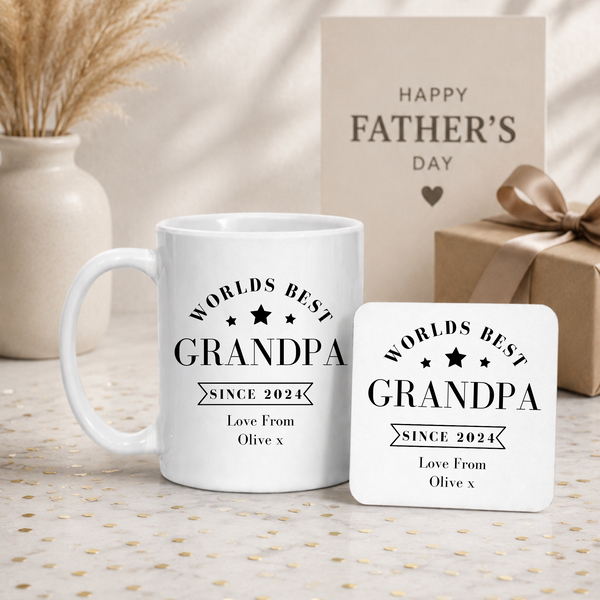 Personalised Worlds Best Grandad Mug | Father's Day Gift UK