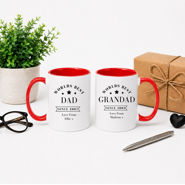 Personalised Worlds Best Grandad Mug | Father's Day Gift UK
