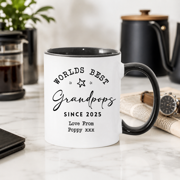 Personalised Worlds Best Grandad Mug | Father's Day Gift UK