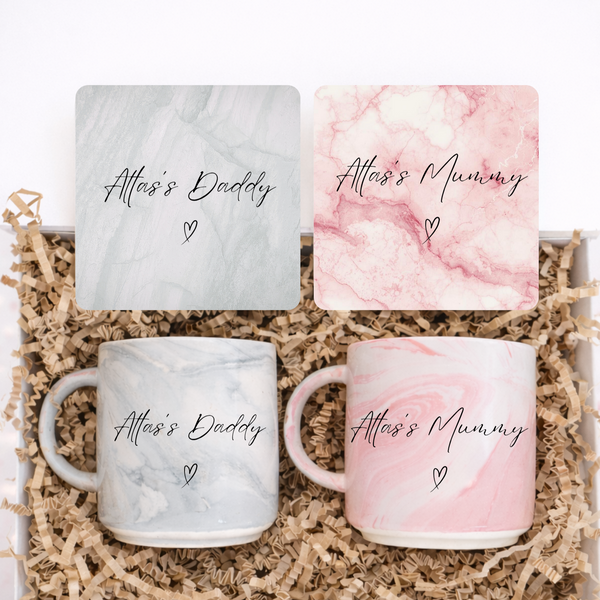 Personalised Mug Set for New Dad's