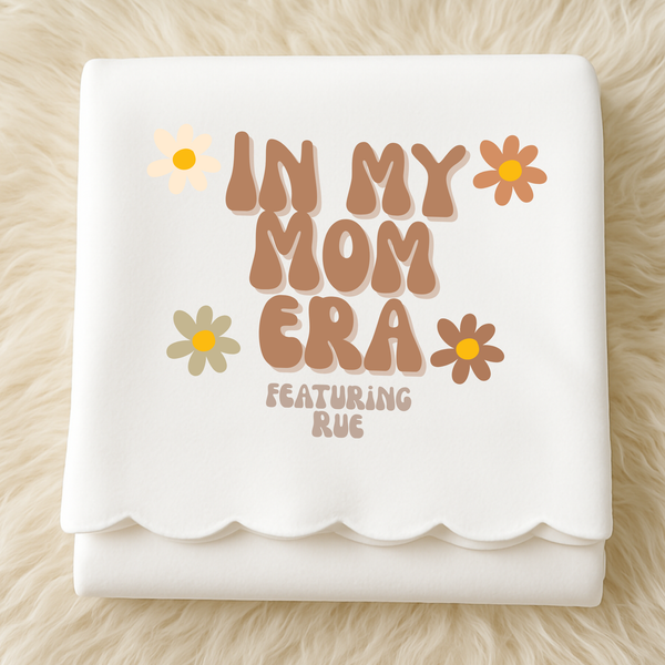In My Mum Era Blanket – Cozy Fleece Throw for Mum | Aesthetic Christmas Gift for Mummy or Mama