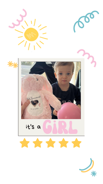 Personalised Gender Reveal Soft Toys