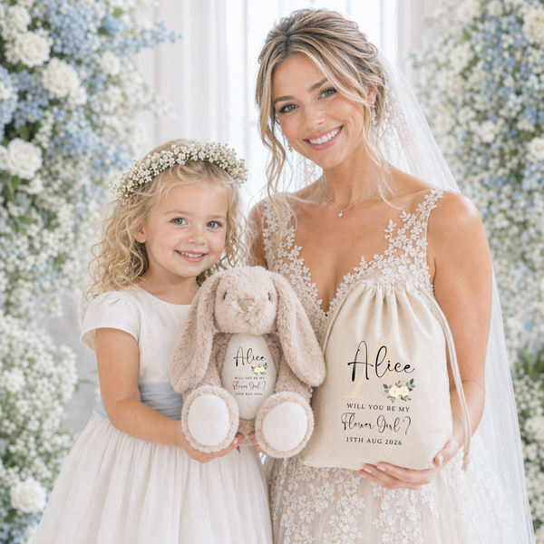 Personalised Flower Girl & Page Boy Soft Toys