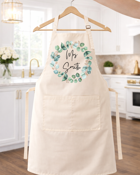 Delantal nupcial personalizado para ella