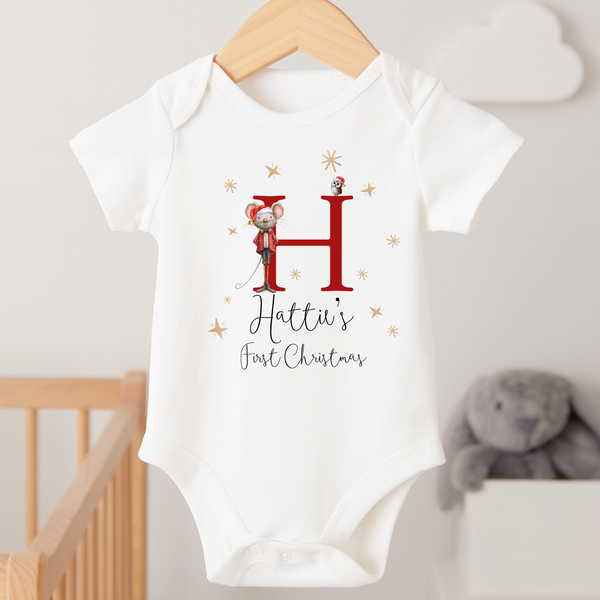 Personalised Santa Matching Family Pyjamas - First Christmas