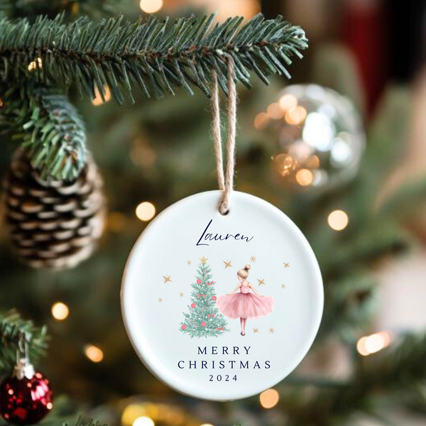 Personalised Nutcrcaker Ceramic Hanging Bauble