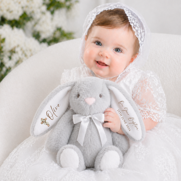 Personalised Bunny - Christening - Baptism - Holy Communion