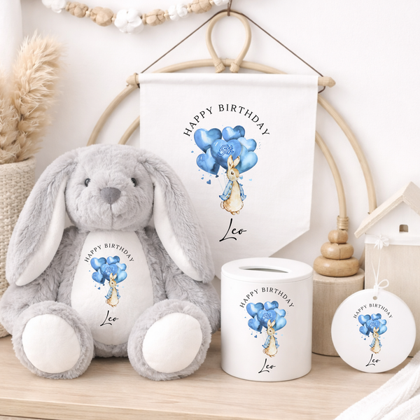 Personalised Peter Rabbit Birthday Bunny