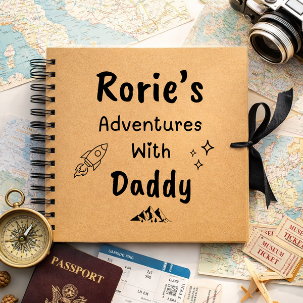 Personalised Father's Day Scrapbook | Adventure Memory Book