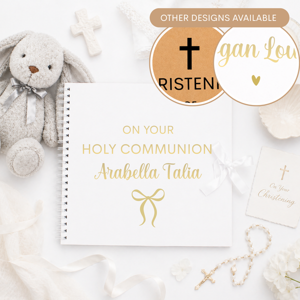 Personalised Christening/Baptism/Holy Communion Scrapbook