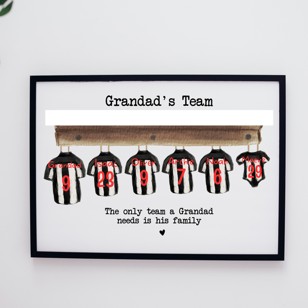 Personalised Football Print