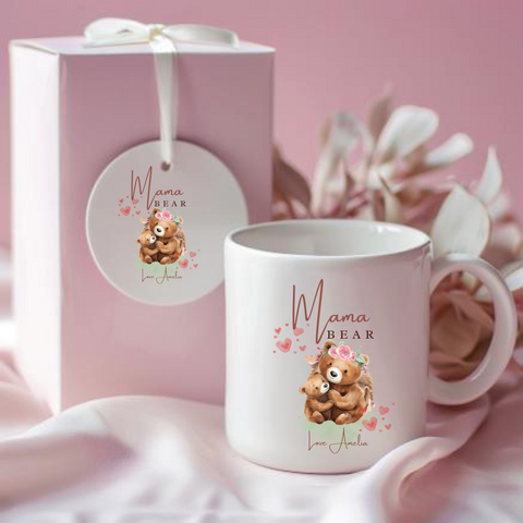 Taza y colgante personalizados, regalo para madres, regalo de Nanna colgante y taza