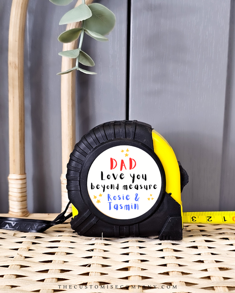 Personalised Tape Measure For Dad Or Grandad - Fathers Day