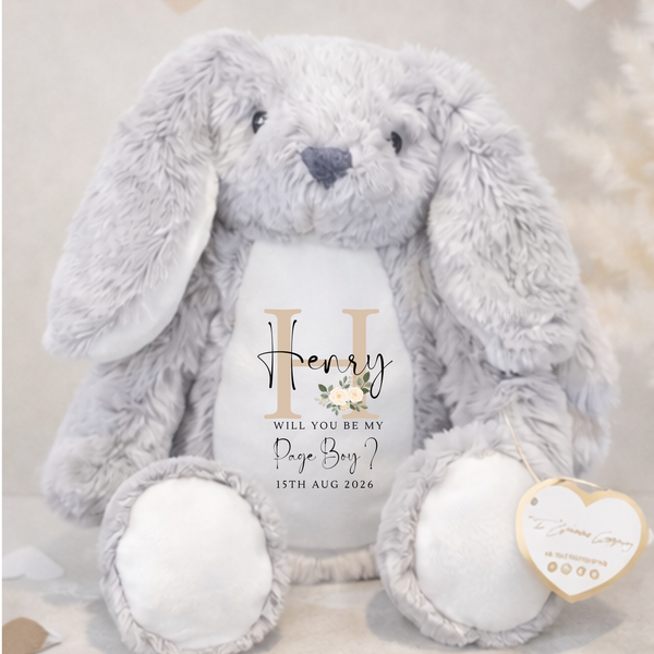 Personalised Flower Girl & Page Boy Soft Toys