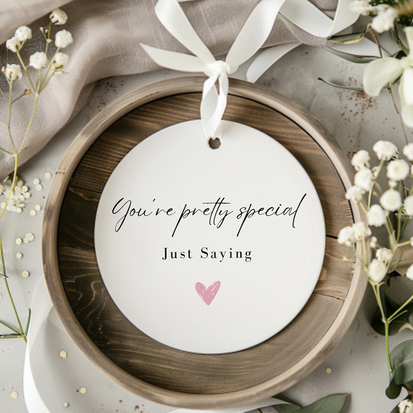 Personalised Quote Ceramic Ornament