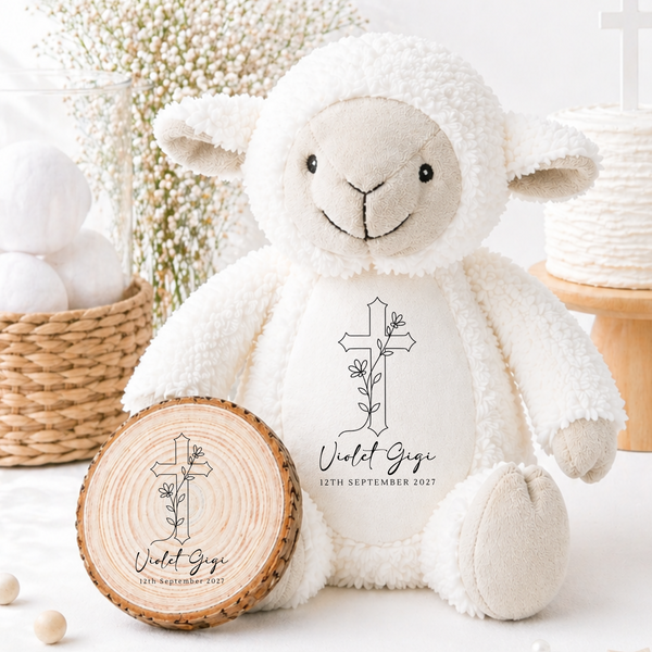 Personalised Wooden Christening/Baptism Plaque