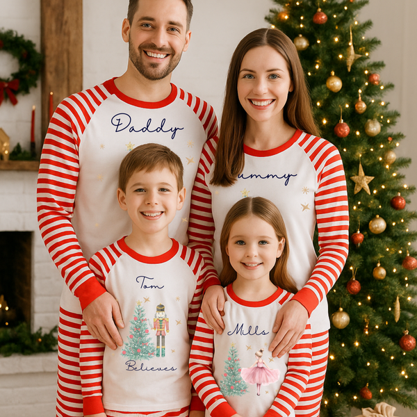 Personalised Matching Family Nutcracker Pyjamas - Matching Pajamas