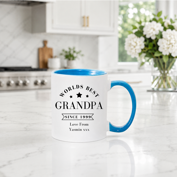 Personalised Worlds Best Grandad Mug | Father's Day Gift UK
