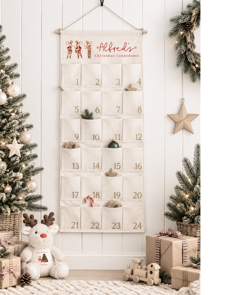 Personalised Little Mice Christmas Advent Calendar