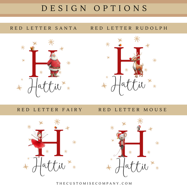 Personalised Santa Christmas Present Sack