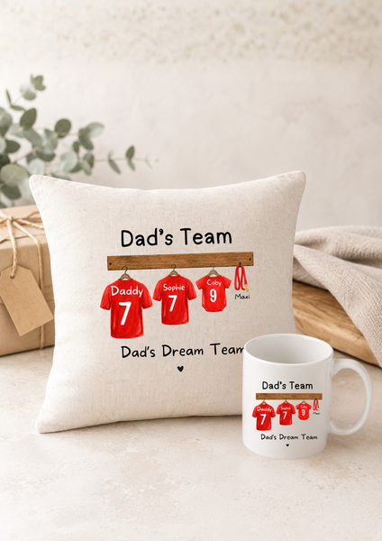 Personalised Grandad Football Cushion Father’s Day Gift