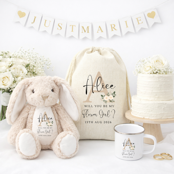 Personalised Flower Girl & Page Boy Soft Toys