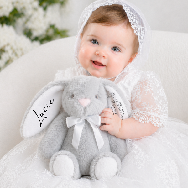 Personalised Bunny - Christening - Baptism - Holy Communion