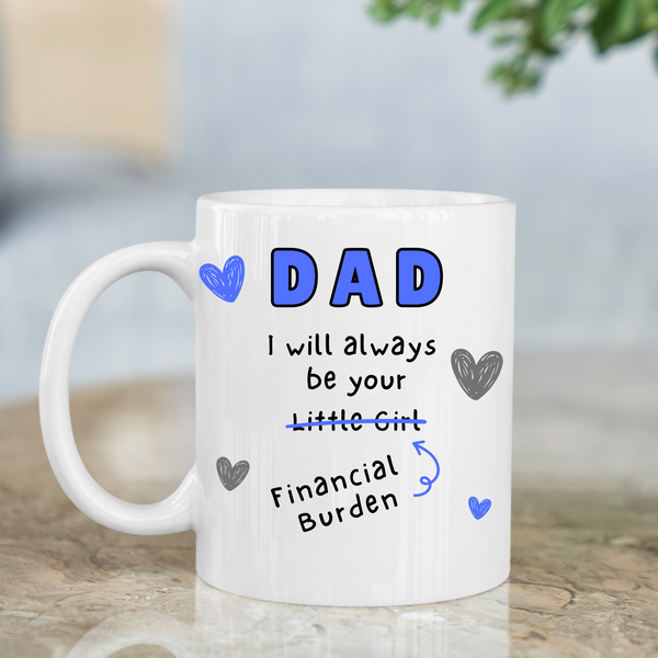 Personalised Mug & Coaster For Dad