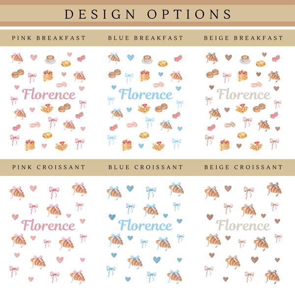 Personalised Breakfast Croissant Vase For Her