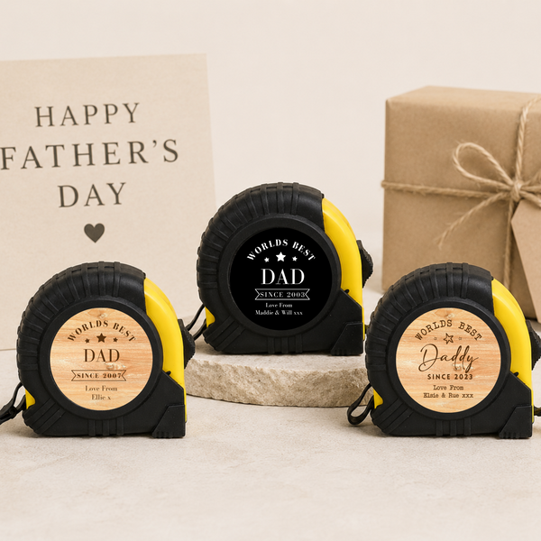 Personalised Tape Measure Dad Gift | Father's Day