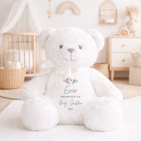 Personalised Big Brother & Big Sister Bunny Soft Toy