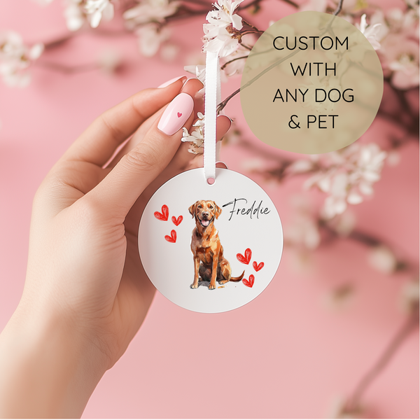 Personalised Dog Custom Ceramic Decoration