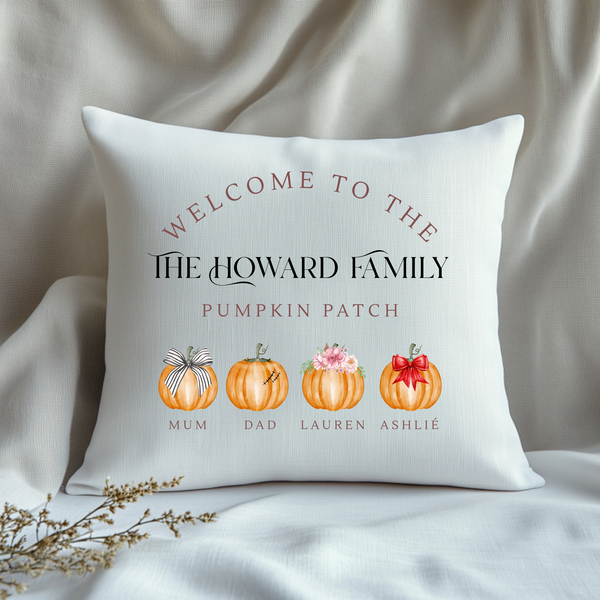 Pumpkin Cushion and Blanket Set – Cozy Halloween & Autumn Decor