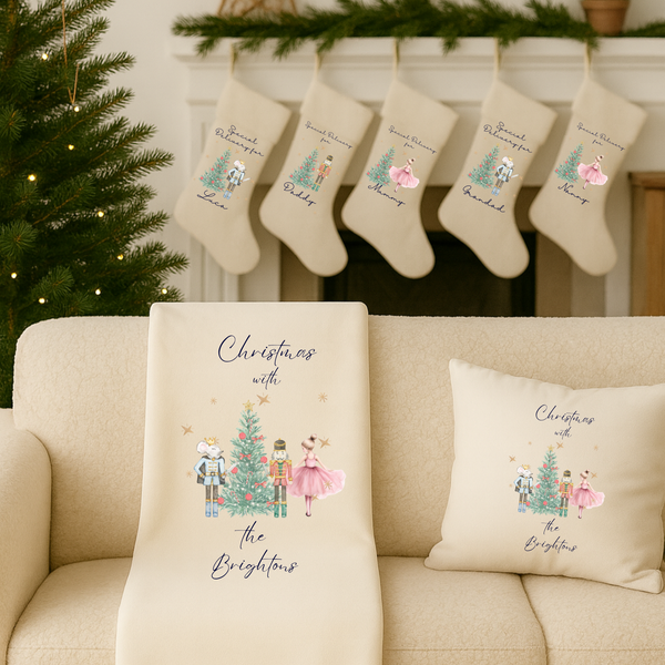 Personalised Nutcracker Fleece Blanket