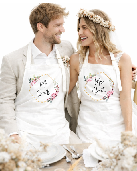 Delantal nupcial personalizado para ella