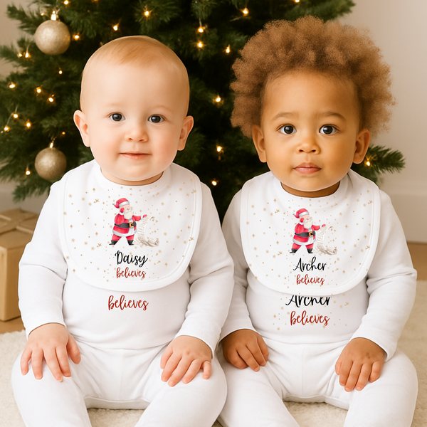 Personalised Santa Sleepsuit For Christmas