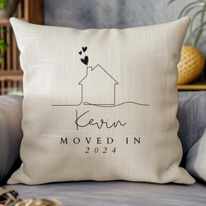 Personalised New Home Cushion