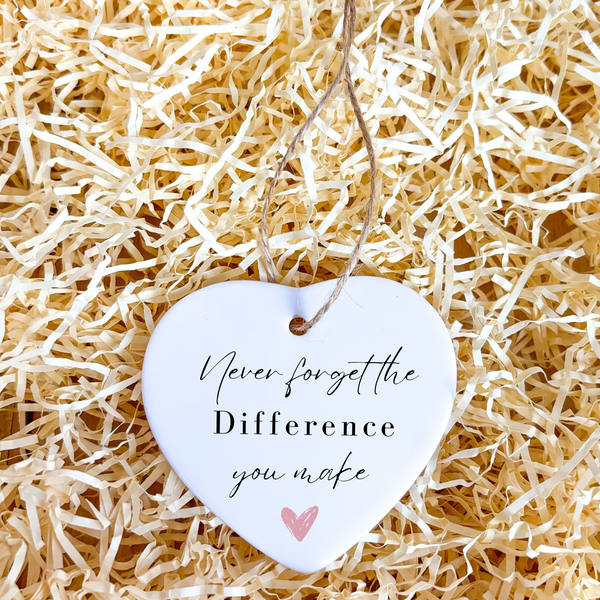 Personalised Quote Ceramic Ornament